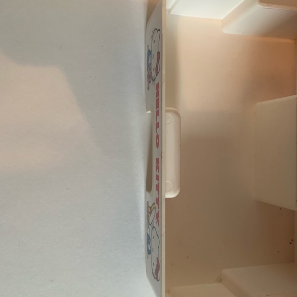 Vintage 80s Working Hello Kitty Music Jewelry Makeup Box - Picture 6 of 11